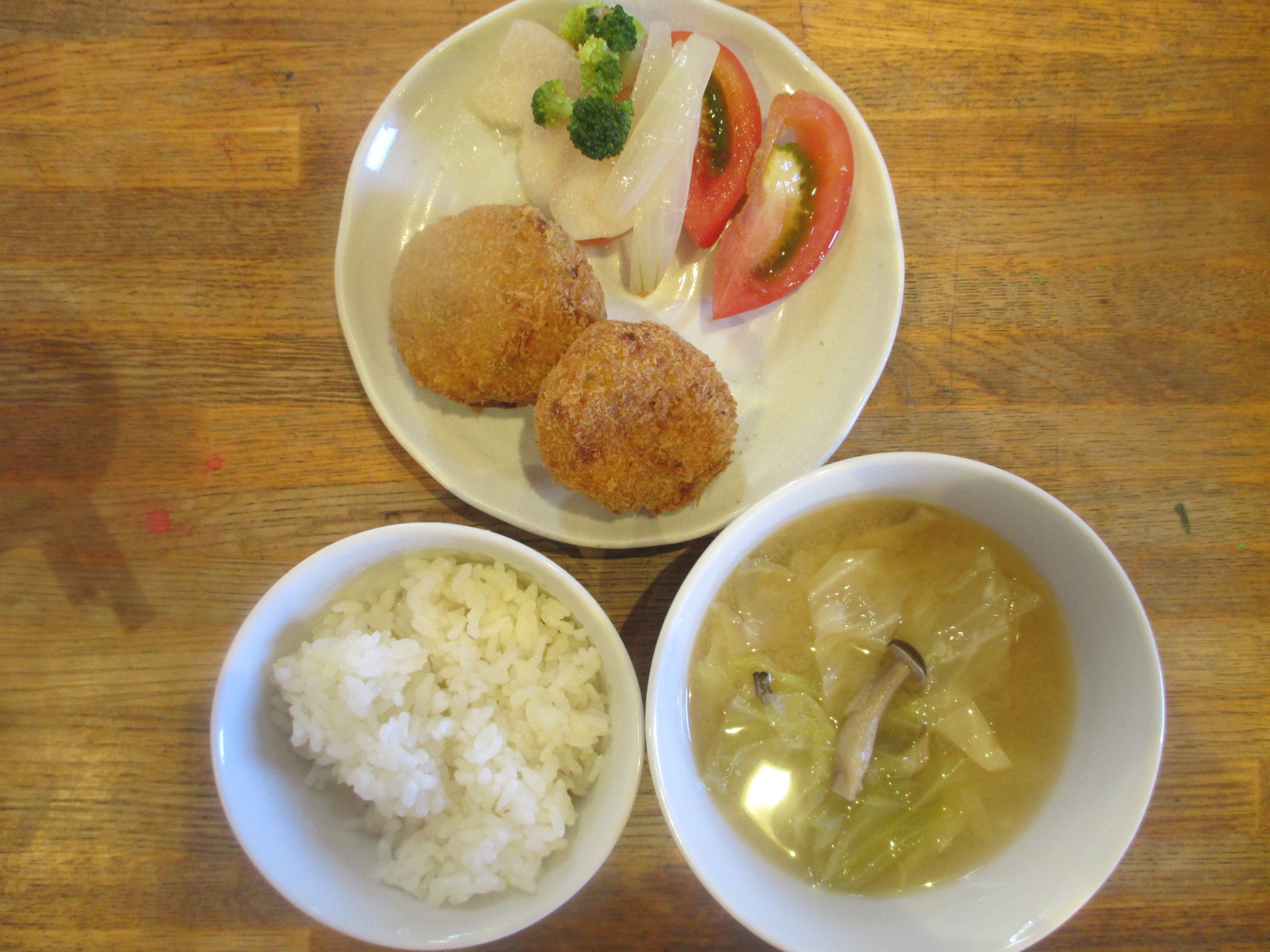 じゃがいもコロッケ おいもの蒸しパン 社会福祉法人 わらしこの会 わらしこ保育園 わらしこ第２保育園